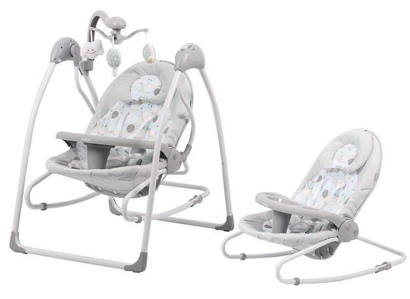 Электрокачели Indigo FRESH (0-15 кг), с адаптером, п/у, 12 мел., 5 скоростей Голубой in2tzriiibk8g3kpgyumfvd8ke8166wc