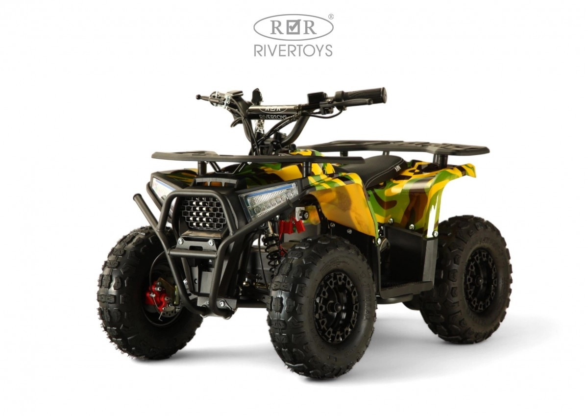 Детский электроквадроцикл RiverToys MIKA LUX желтый камуфляж 8tywmpvpots5kj84s4h7b3k0ectk3418