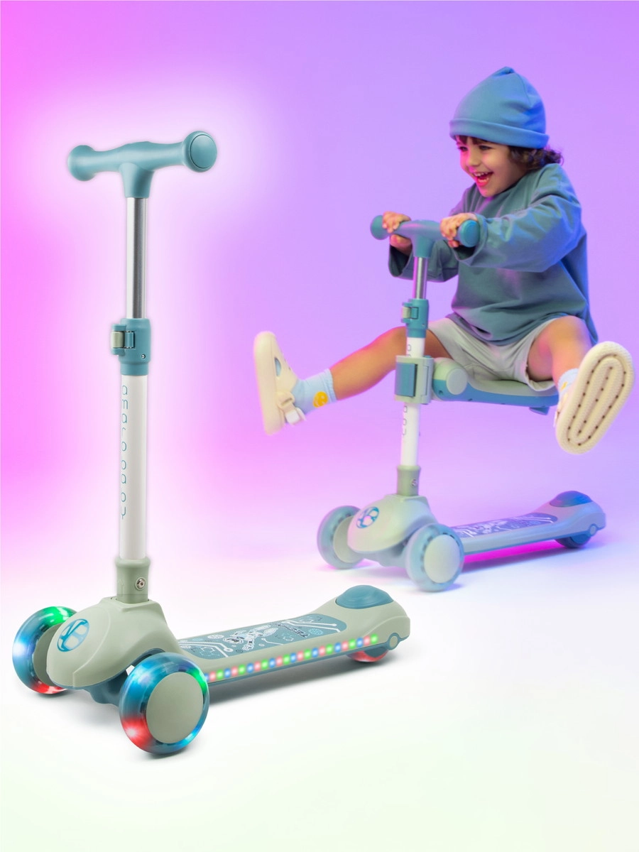 Самокат (кикборд) трехколесный Amarobaby Art Синий yf3pmzfr1ols1ccxoepec1x7v0jrbjka