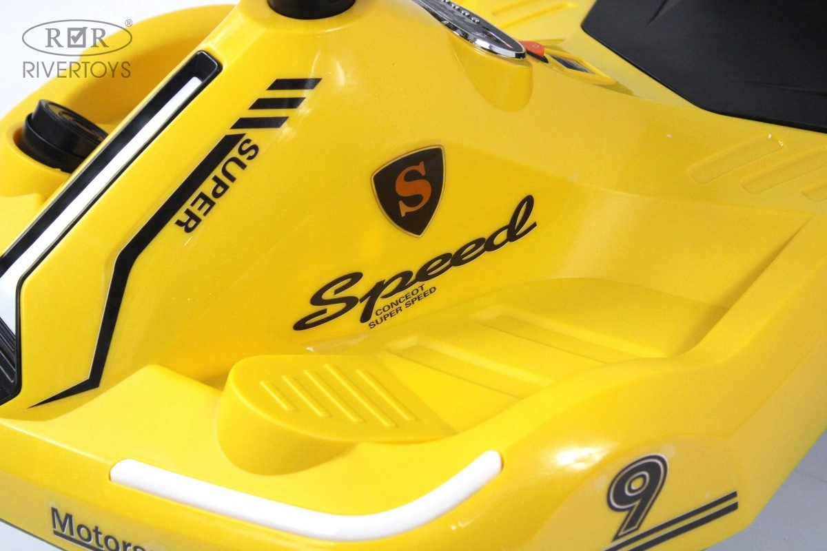 Детский электромобиль RiverToys K009PX желтый gicsv9kp0vqkomzijka56rdd02qokgzx