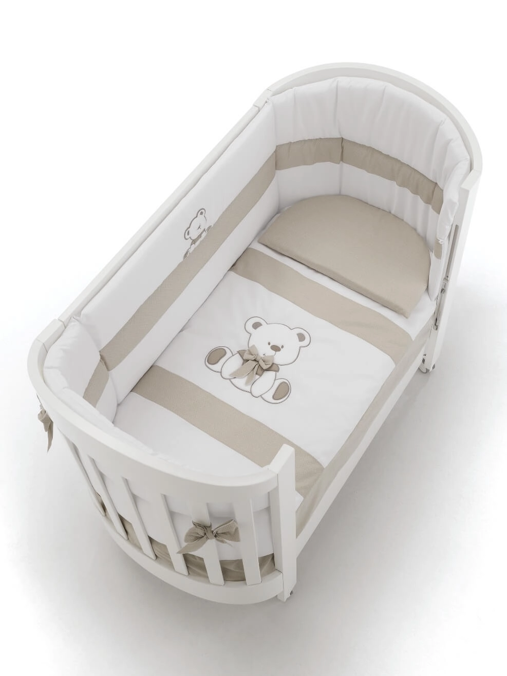 Комплект постельного белья Erbesi Tato Ovale (3 предмета) Белый/Песочный 1aed3de0cfd8d68d8b1ed19edc324de5