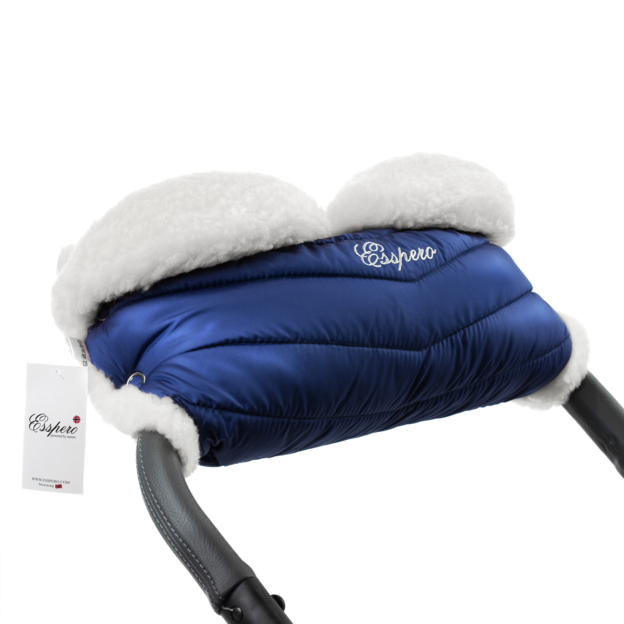 Муфта для рук на коляску Esspero Cosy White (Navy)