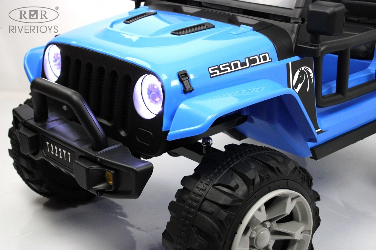 Детский электромобиль RiverToys T222TT 4WD синий dygp2ujfilf4pz29xit9t9hfj1ip24vc