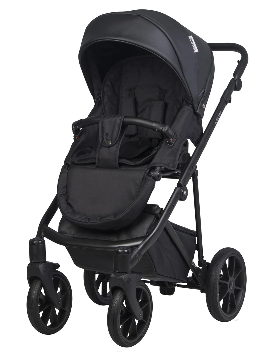 Коляска 2 в 1 RIKO BASIC LEON 04 Black (черный) b1qq7bp6w86olzfzj6yx64ydztgdphvl