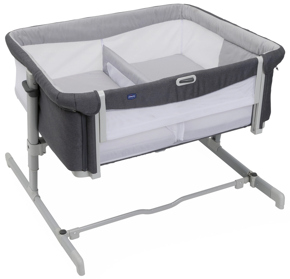 Кроватка детская Chicco NEXT2ME TWINS (MAGNET GREY)