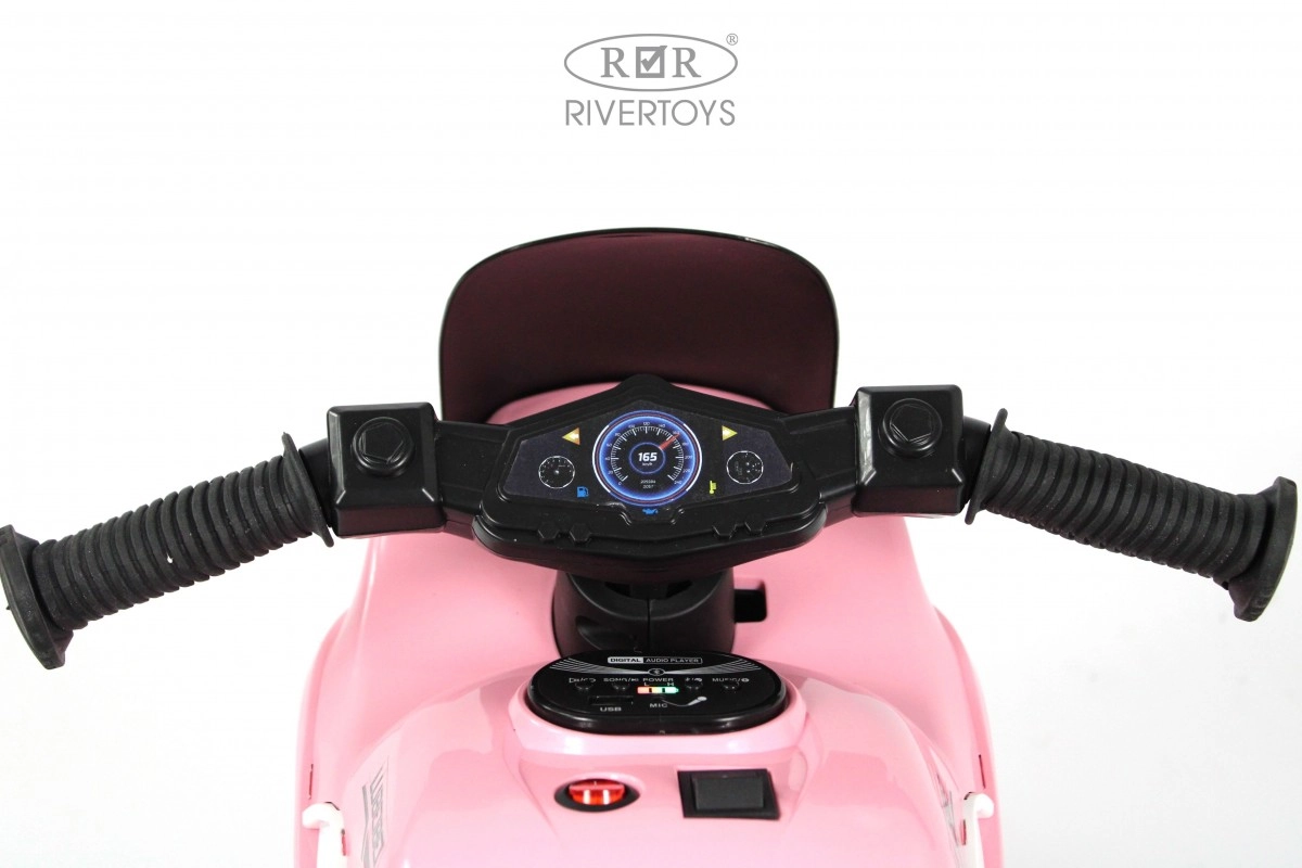 Детский электромотоцикл RiverToys G004GG розовый 4wk683rk4pvr7gxcu788uu8gh50x29d1