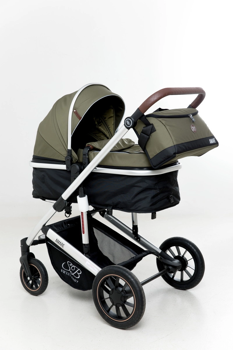 Коляска-трансформер 2 в 1 Sweet Baby Amare Olive uqe91jd7uiiu1kg5ek9tk1iydelk0d5p