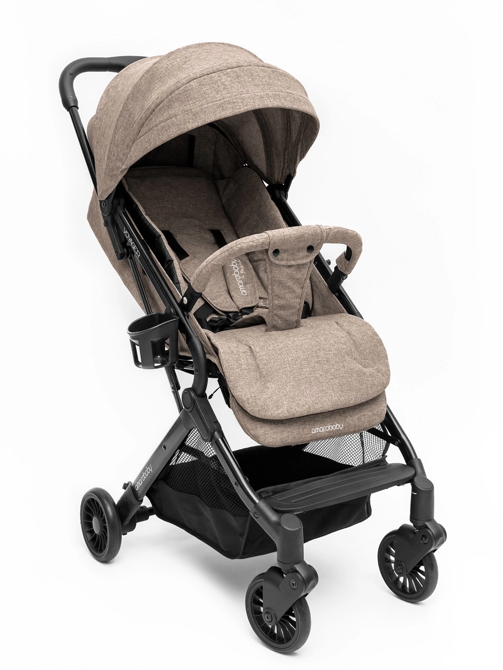 Прогулочная коляска Amarobaby Voyager Коричневый f80473b47074a07e8a879d508f10eed9