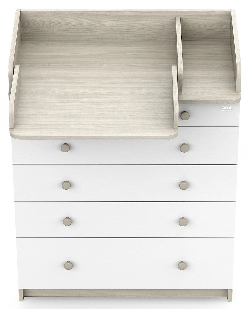 Детский пеленальный комод Атон Leo 805 с органайзером, ЛДСП шимо светлый-белый ammv6lk5nc852knmydlir7op3xqocl0c