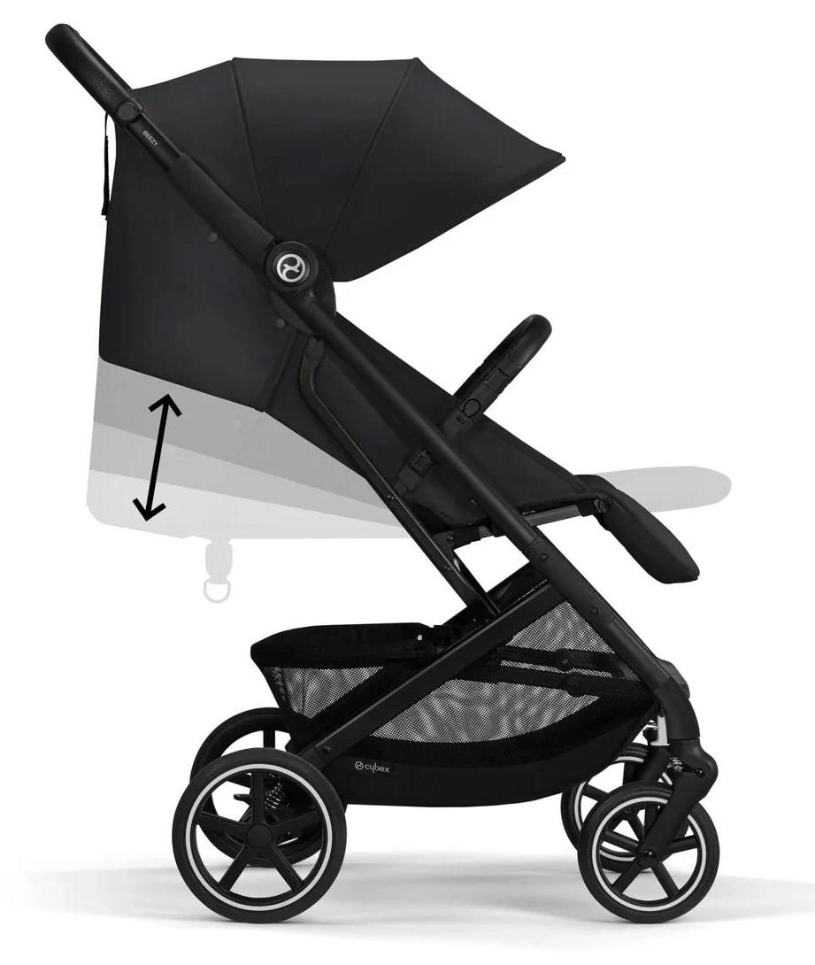 Прогулочная коляска Cybex Beezy Magic Black с дождевиком и бампером eek6exto6hbmw5dibahij5nhy4ycz11i