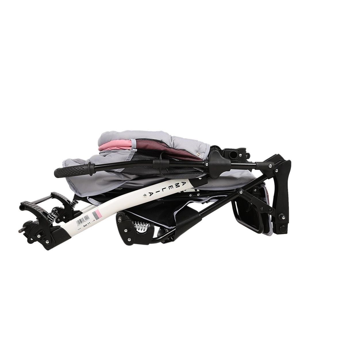 Прогулочная коляска Alis AMELIA I  серый+розовый kh3hpkhb0q1lkgo2i5pyug0ai6tpsdy1