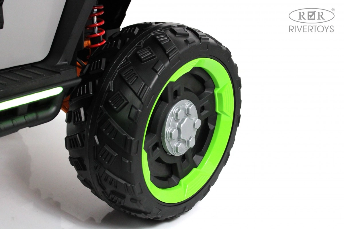 Детский электромобиль RiverToys М003БХ серый skp0i0d4ri5qa07f7kd2szfqpkjkjoyx