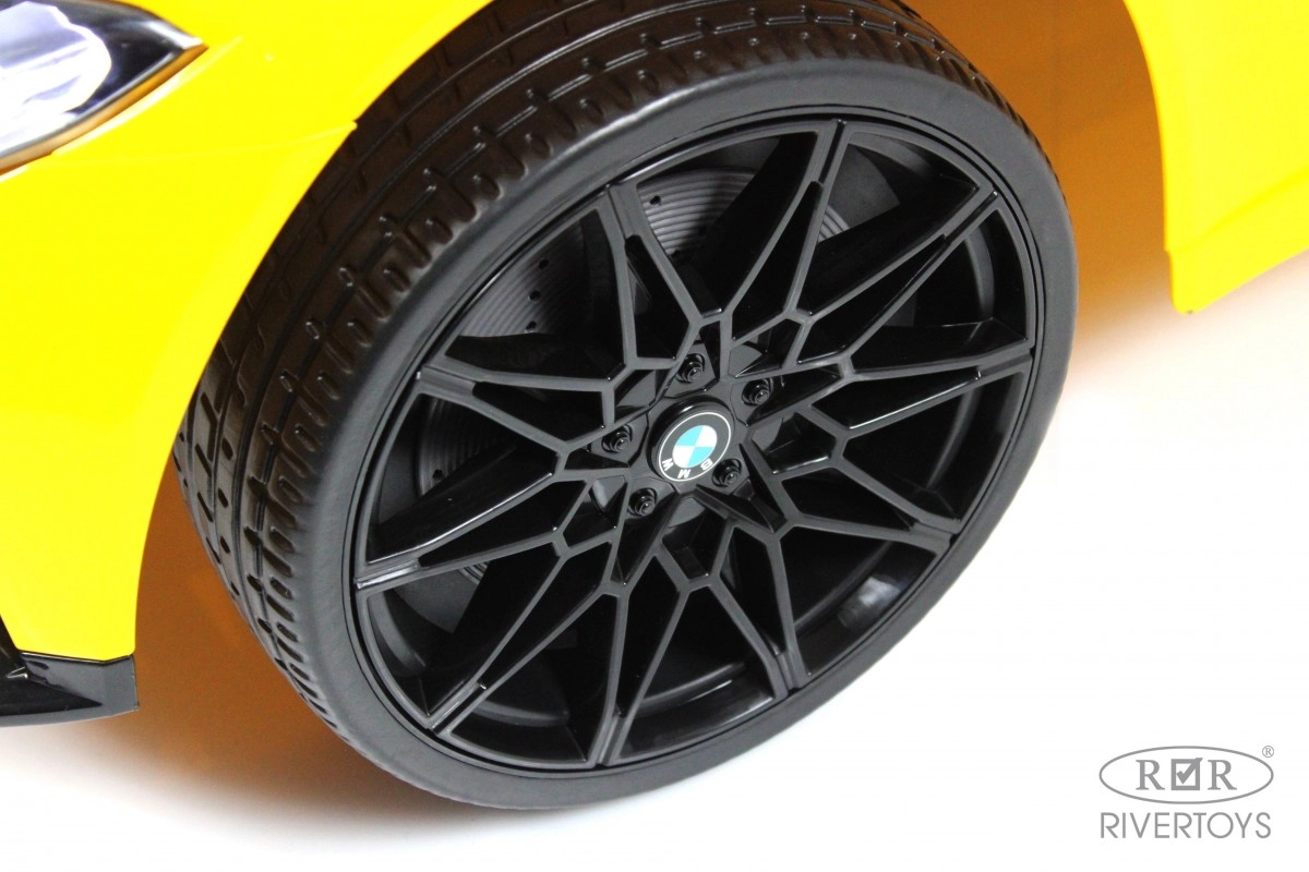 Детский электромобиль RiverToys BMW M4 A004AA желтый 6ov3maam8uz1csr7i3b4ftng82wnmoa0