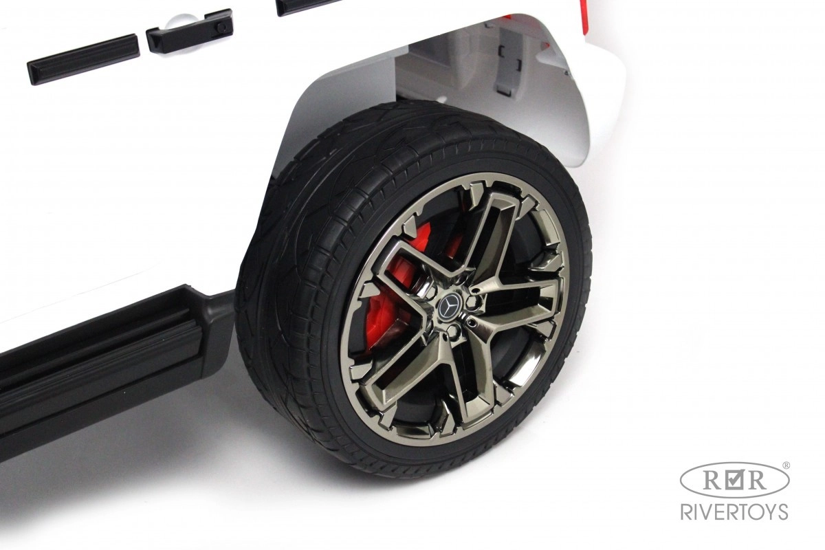 Детский электромобиль RiverToys Mercedes-AMG G63 G111GG, 24V белый a2hnkfvvq7sjxwm7dqa4ad9z7wp3s0oj