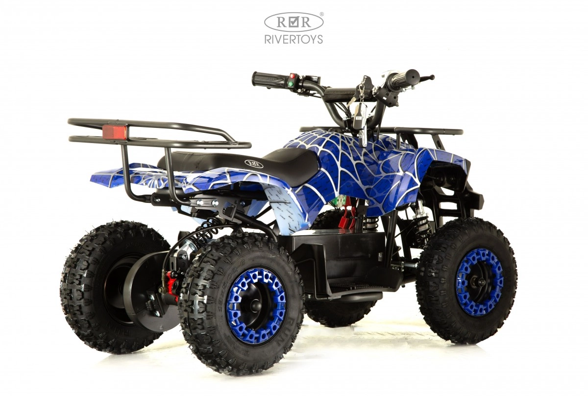 Детский электроквадроцикл RiverToys TIKI синий спайдер kll5f7k1o5gc5u1bilbvbd1esbrfz2js
