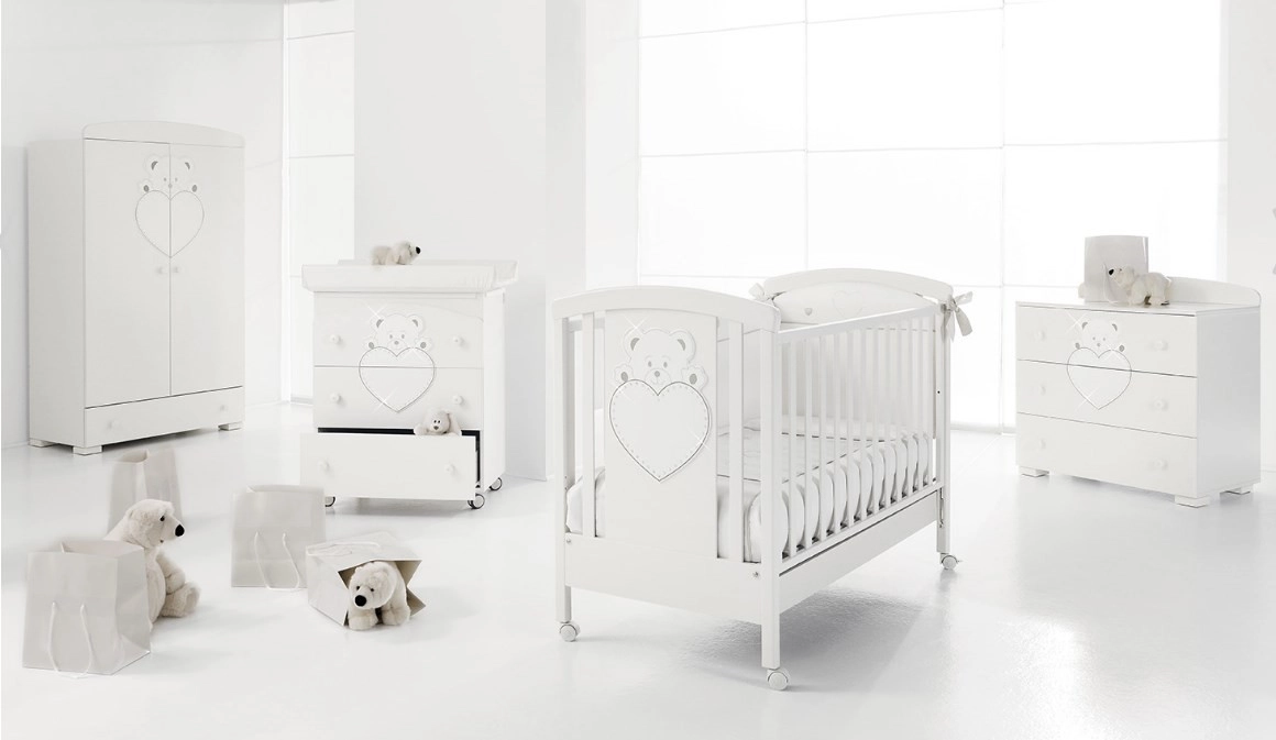 Пеленальный комод с ванночкой Erbesi Cucciolo Pretty (со стразами Swarovski) Ivory (слоновая кость) q0l5ecateyxl1zvhksazelnexjlyv0kc