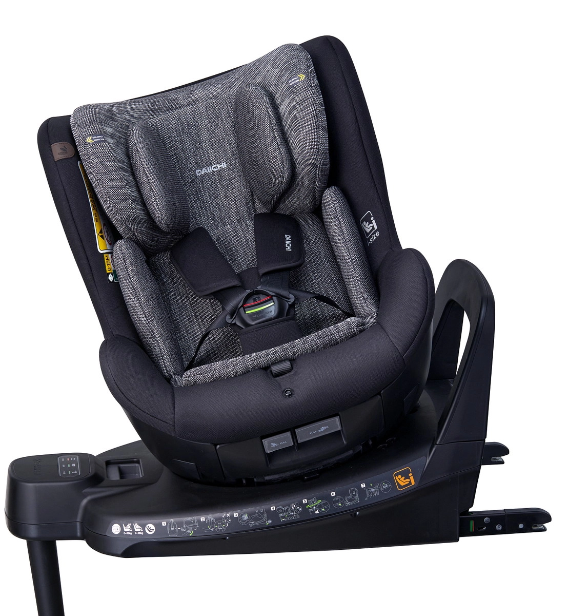 Автокресло DAIICHI™ One-FIX 360 season2 i-Size (DA-D5100) Two-tone Black 8m95ha1v6xc0z5h9vv2iwy72d5l52pg0
