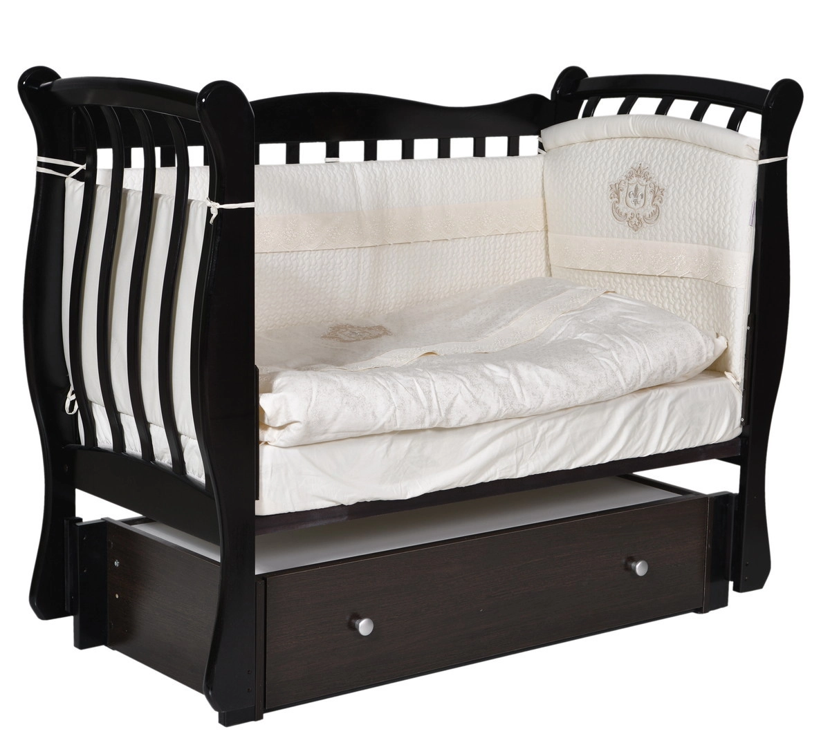 Детская кроватка ByTwinz Tiffany 1 универсальный маятник белый q7m3dm2h0pwtm0t7hfocw300g7bqlug0