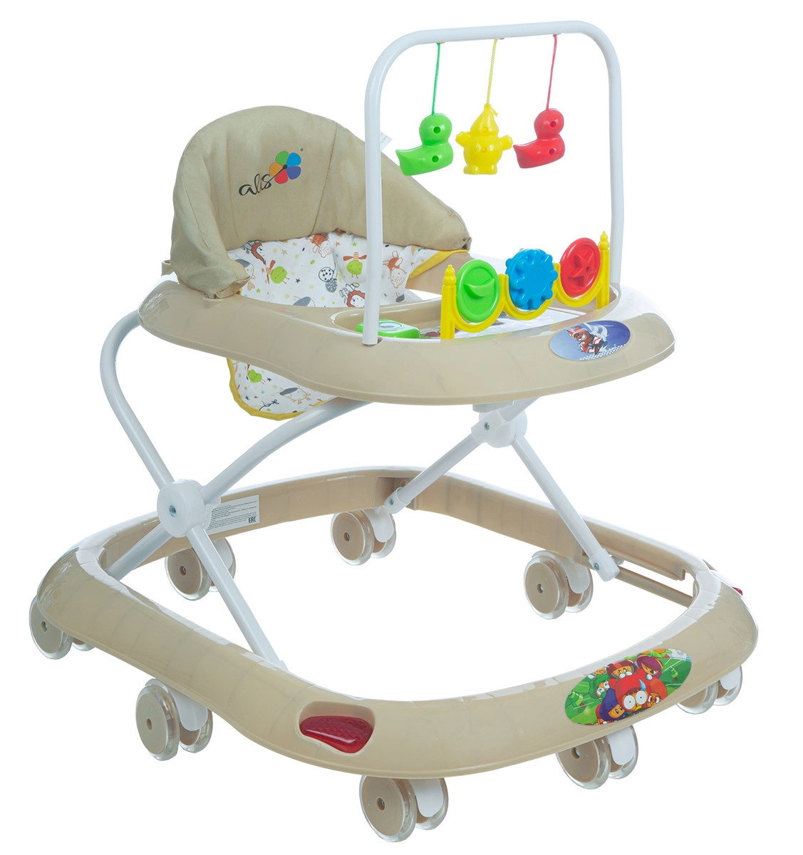 Детские ходунки Alis Весело шагать С бежевый 4or9r43sykmv5yypckucgmnnr2p6z14c