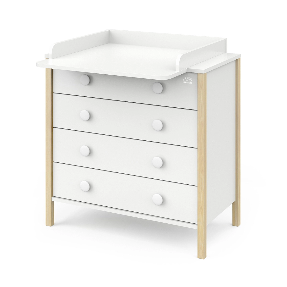 Пеленальный комод Sweet Baby Giovanni Белый/Натуральный iizq50b3kg1ds3srangap6rlhynvjhbf