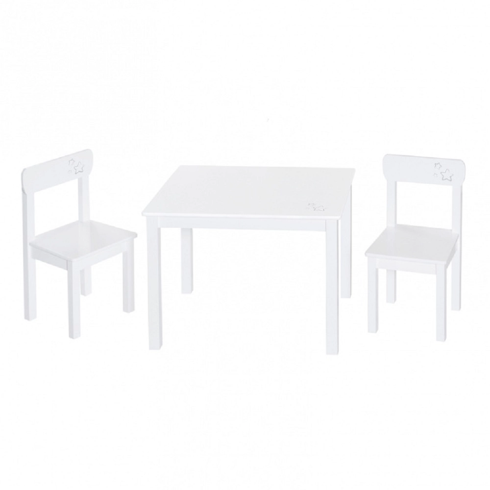 Комплект детской мебели ROBA Little Stars: стол + 2 стульчика Белый 108130967-komplekt-detskoi-mebeli-roba-little-stars-stol--2-stulchika-belii