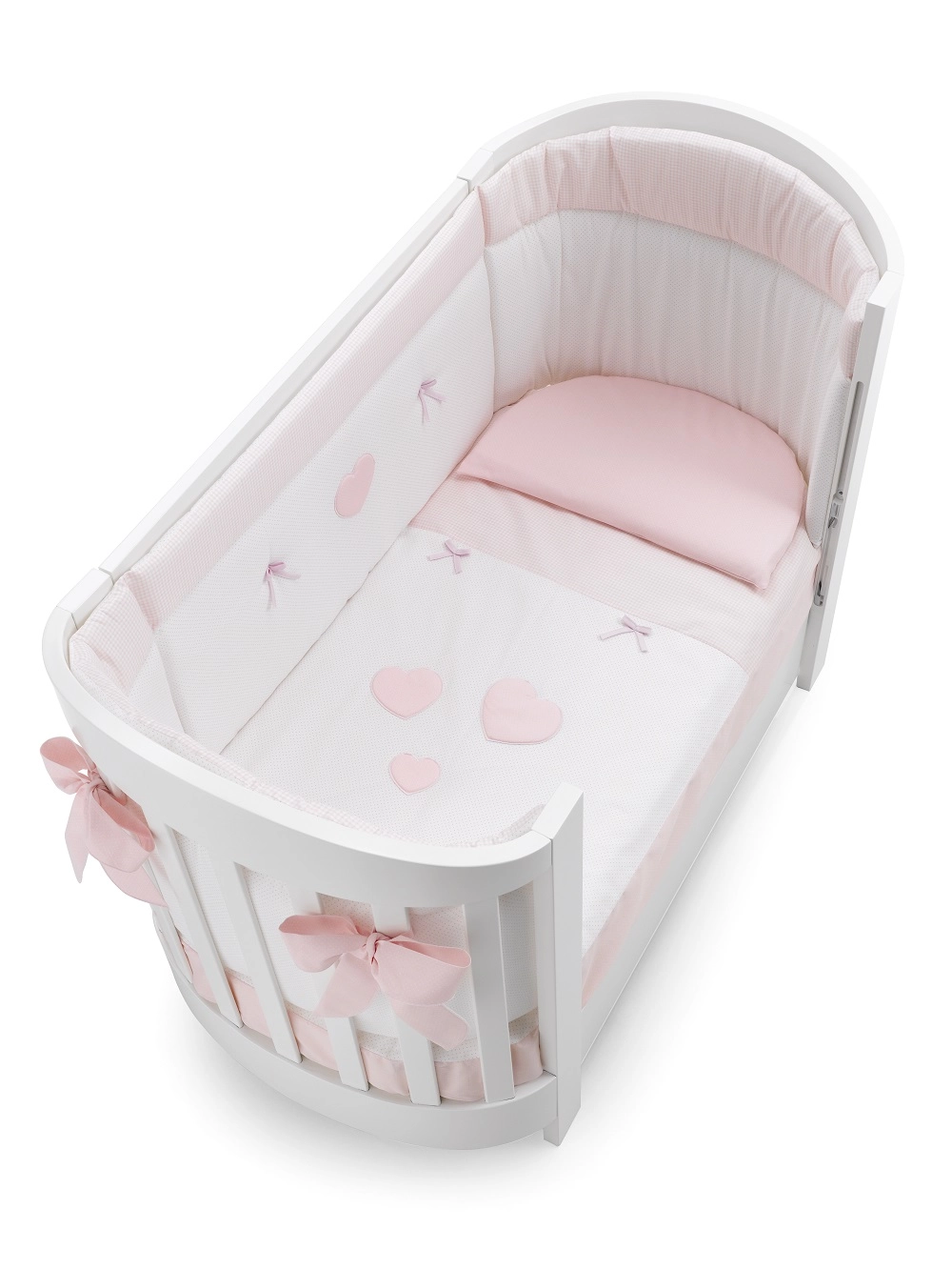 Комплект постельного белья Erbesi Ariel (3 предмета) белый/розовый 108134321-komplekt-postelnogo-belya-erbesi-ariel-3-predmeta-beliirozovii