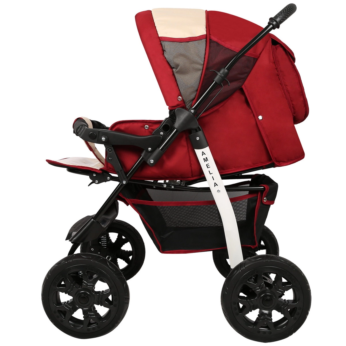 Прогулочная коляска Alis AMELIA I  красный+бежевый ny01igbecyehs6ao6kfd0v9zd2t9qxpr