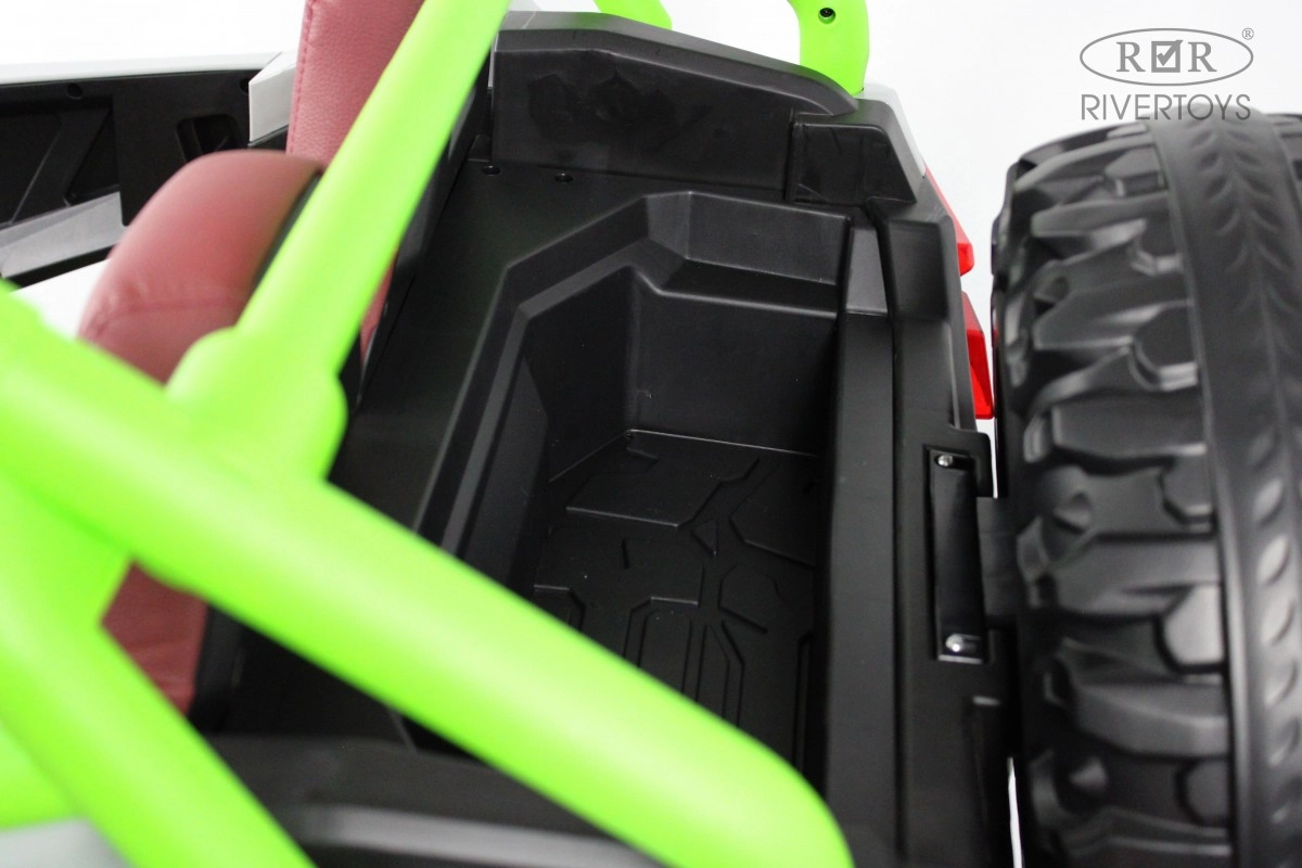 Детский электромобиль RiverToys E001EE серо-зеленый jnkkh4t2e1yzpmwrdhq4gz4otitrt3v5