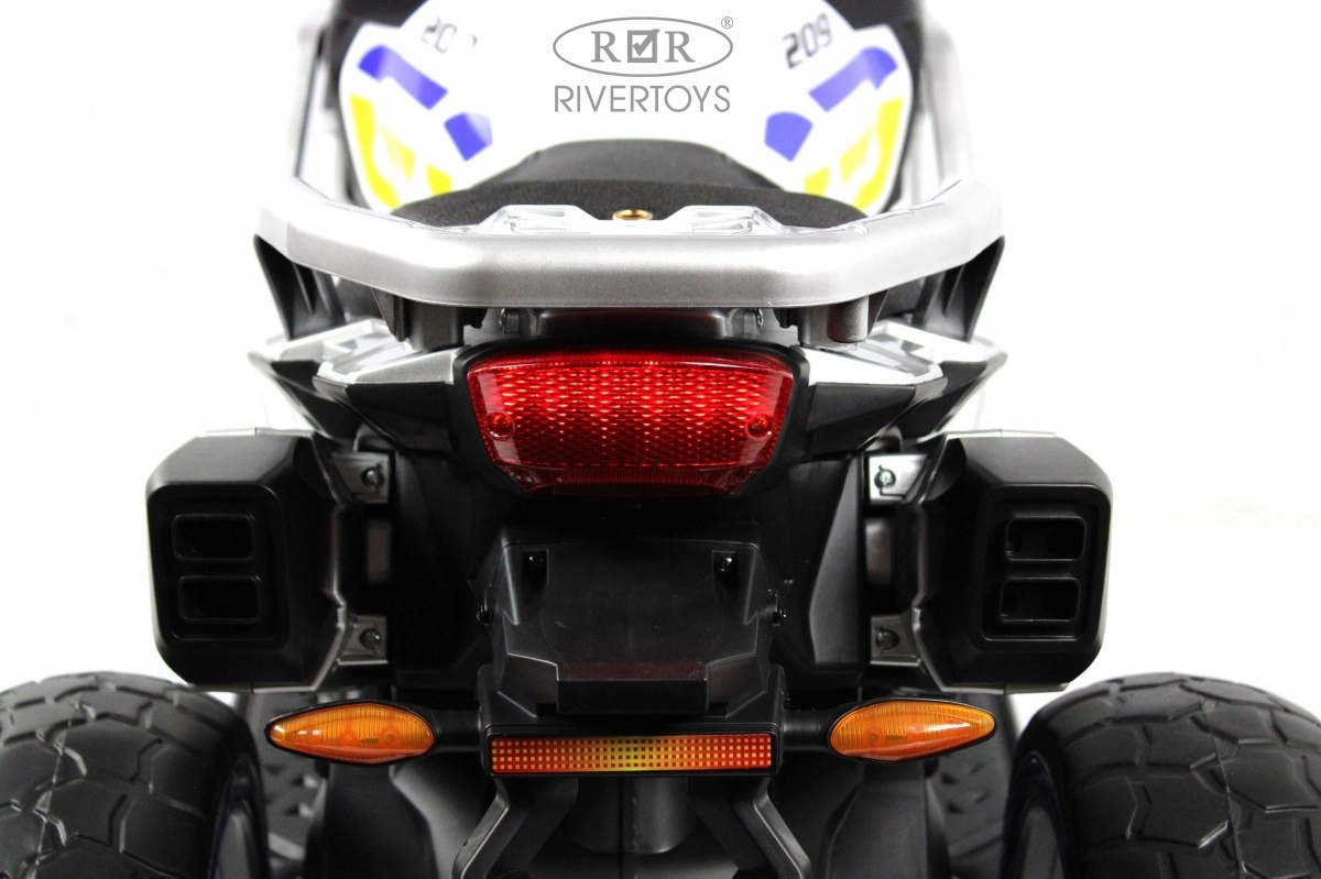 Детский электромотоцикл RiverToys М111БХ белый hukvelb9ksmrp4ab4erbg2vz07ko91yb