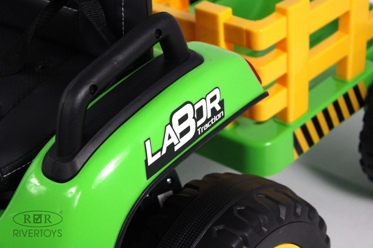 Детский электромобиль RiverToys K111KK зеленый 5qzf217myjyzjpq8qavel8j27i0pjjfl