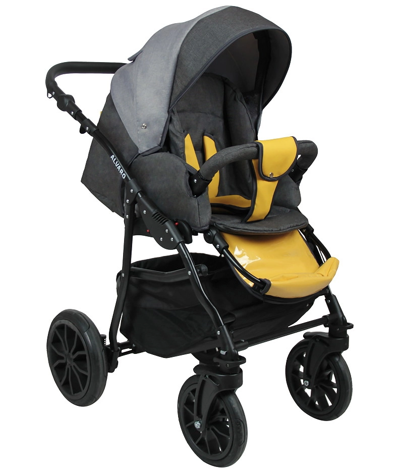 Коляска 3в1 Alis ALVARO т.серый+св.серый+желтая кожа jdpub78f00pyq1co8bfsch823wftqlnf