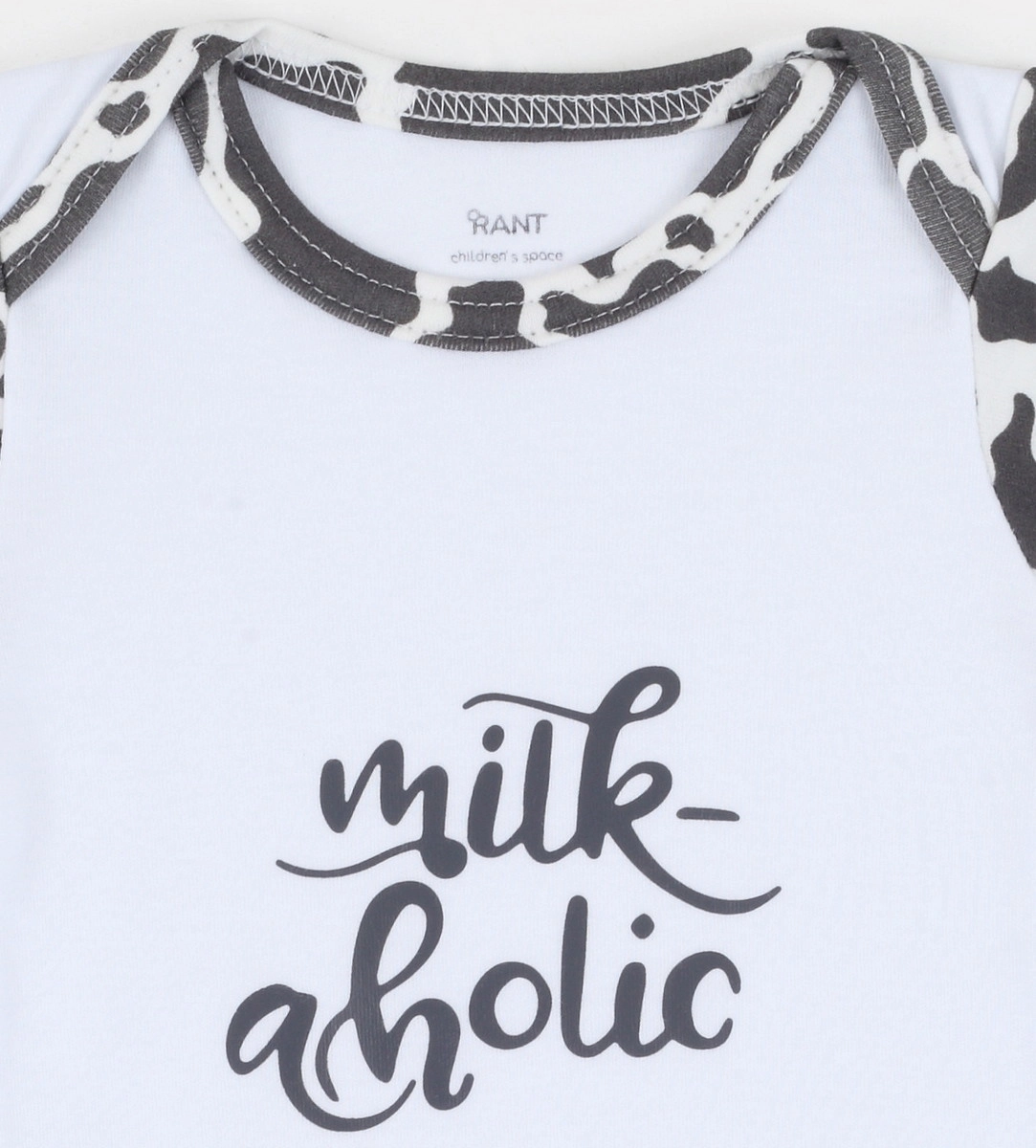 Боди Rant Milk-Aholic с коротким рукавом 6281 62 White qk8ffgkes2dm7apgxsxdemxny7yqs132