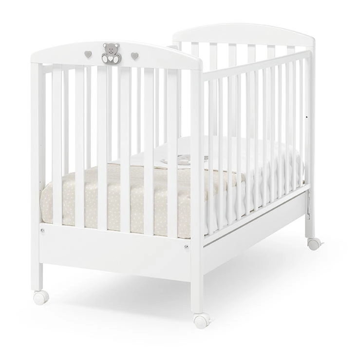 Детская кроватка Erbesi Charly белый/песочный dn913h0zstm81b669dbuqghtlmjs1if1