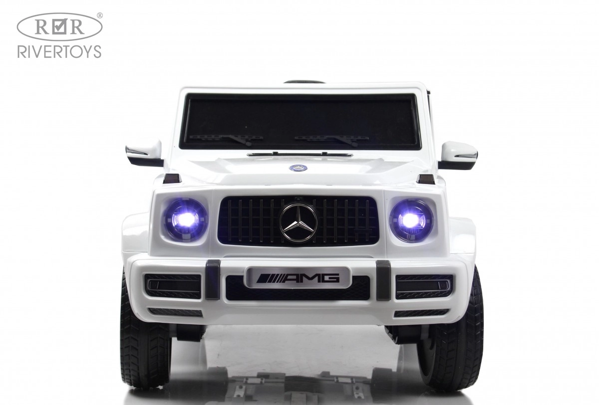 Детский электромобиль RiverToys Mercedes-AMG G63 4WD G333GG белый aba40dmnc396ao0cffbr2ztfs8nepikw