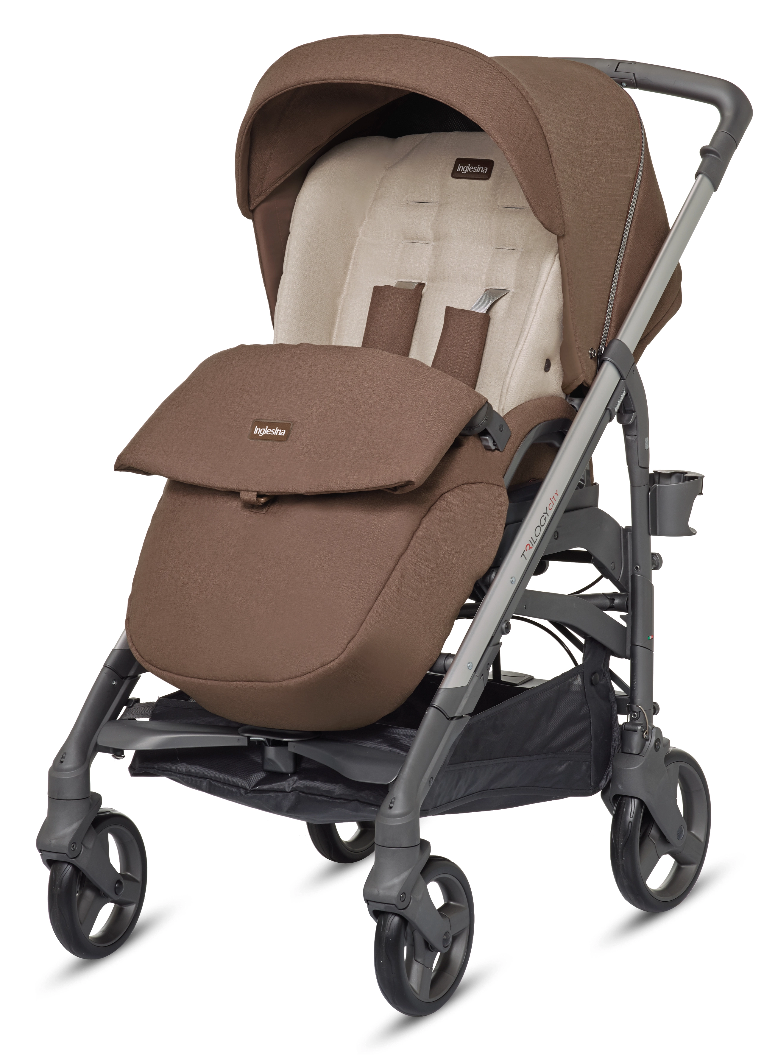 Коляска-трость Inglesina Trilogy COFFEE CREAM (серое шасси) 5ed1a0e899e7f6f9fa3f672acdf627d0