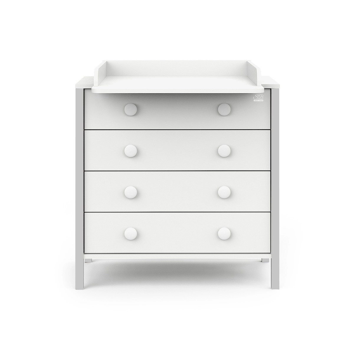 Пеленальный комод Sweet Baby Giovanni Белый/Серый камень vlgcnc5qty36vh7132ohu14mymgtkimo