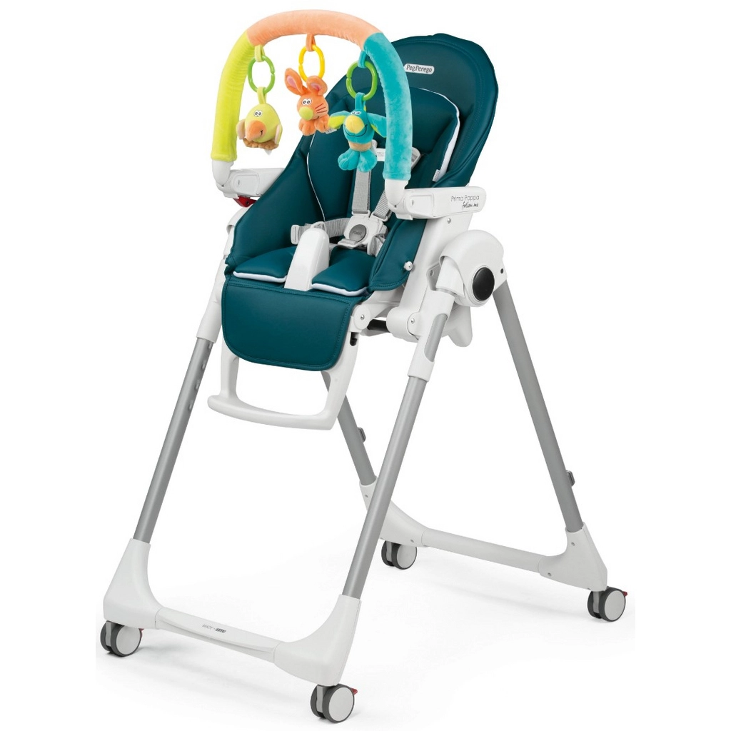 Стульчик для кормления Peg Perego Prima Pappa Follow Me Petrolio Plus 108134317-stulchik-dlya-kormleniya-peg-perego-prima-pappa-follow-me-petrolio-plu
