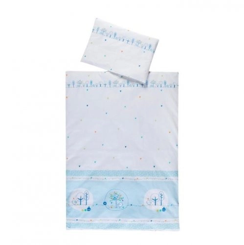 Комплект белья из 4-х предметов Schardt Birdy белый/голубой srj33rsndcpke7ntooeylgidka1akcwt