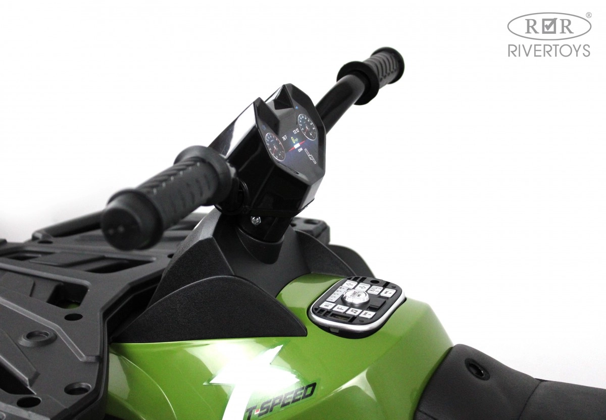 Детский квадроцикл RiverToys T001TT 4WD зеленый xcit3ool4u4s5s1x5j16y08scvg2k633