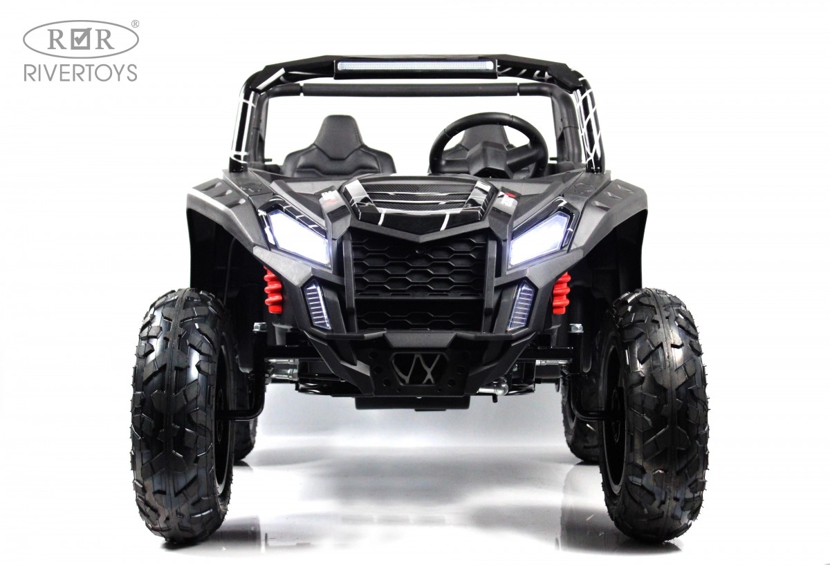 Детский электромобиль RiverToys M222MM черный v6uciqrxsqlmp9cl1umyd22ed85nor2t
