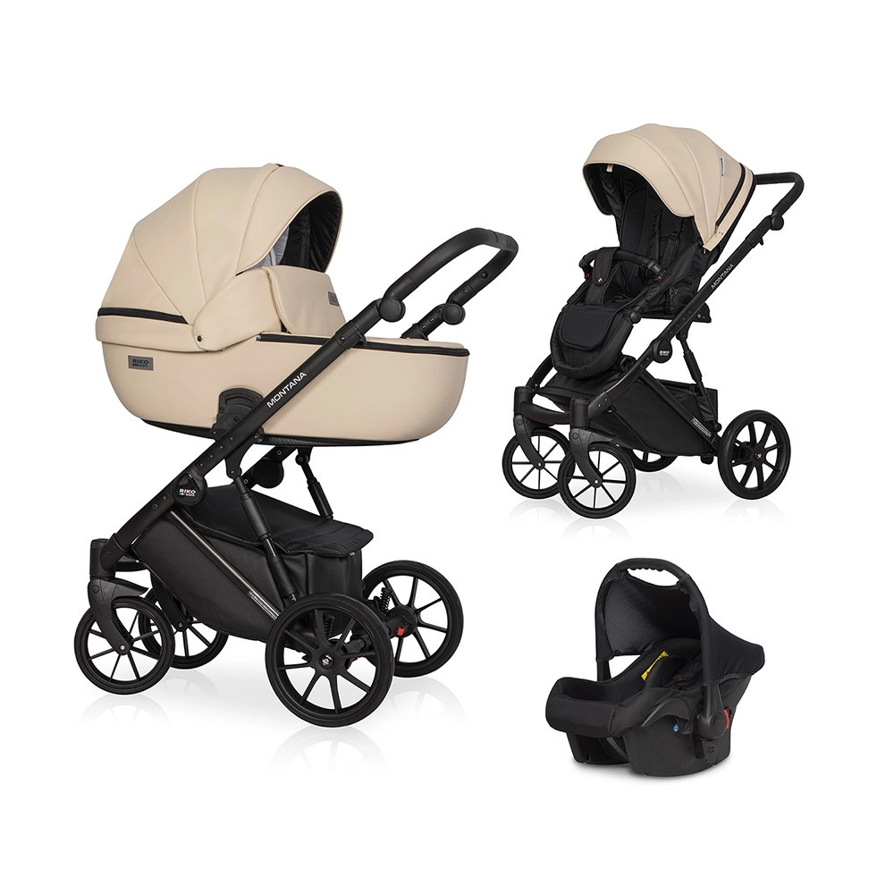 Коляска 3 в 1 RIKO BASIC MONTANA ECCO 15 Ivory beige (бежевый) ynwcpw0s1la5gry7gs67qwvbuuda95dd
