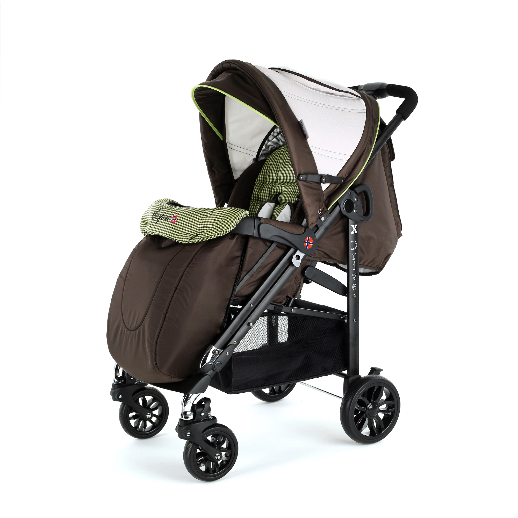 Прогулочная коляска Esspero X-Drive Complect (Amber Black Checker)