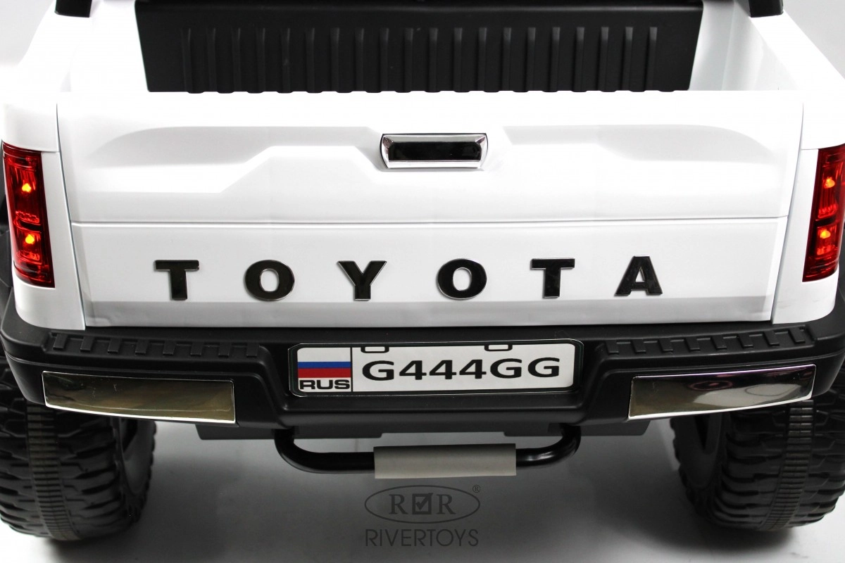 Детский электромобиль RiverToys Toyota Tundra G444GG белый uob7xeffkz5ncnsgzfnmwfo6vwpr21wg