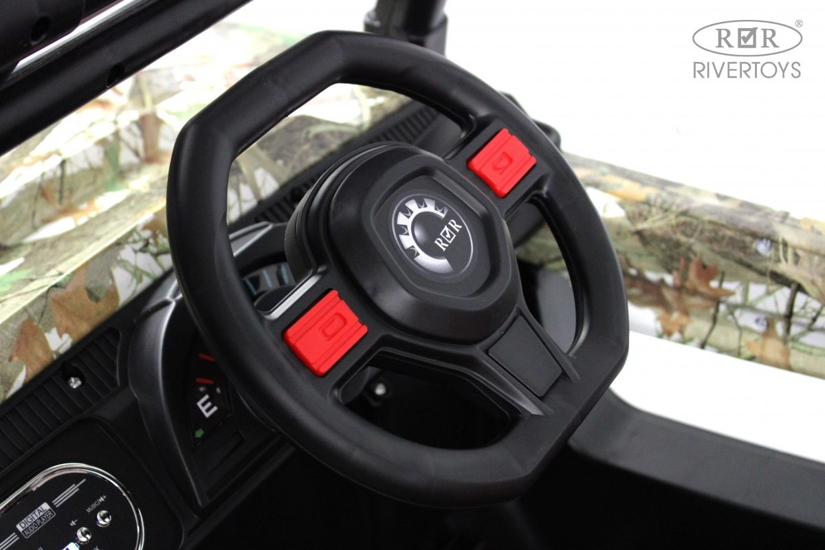 Детский электромобиль RiverToys L888LL зеленый камуфляж akjagfz6fnhhnbpnjtj2u736mqtsnlzv