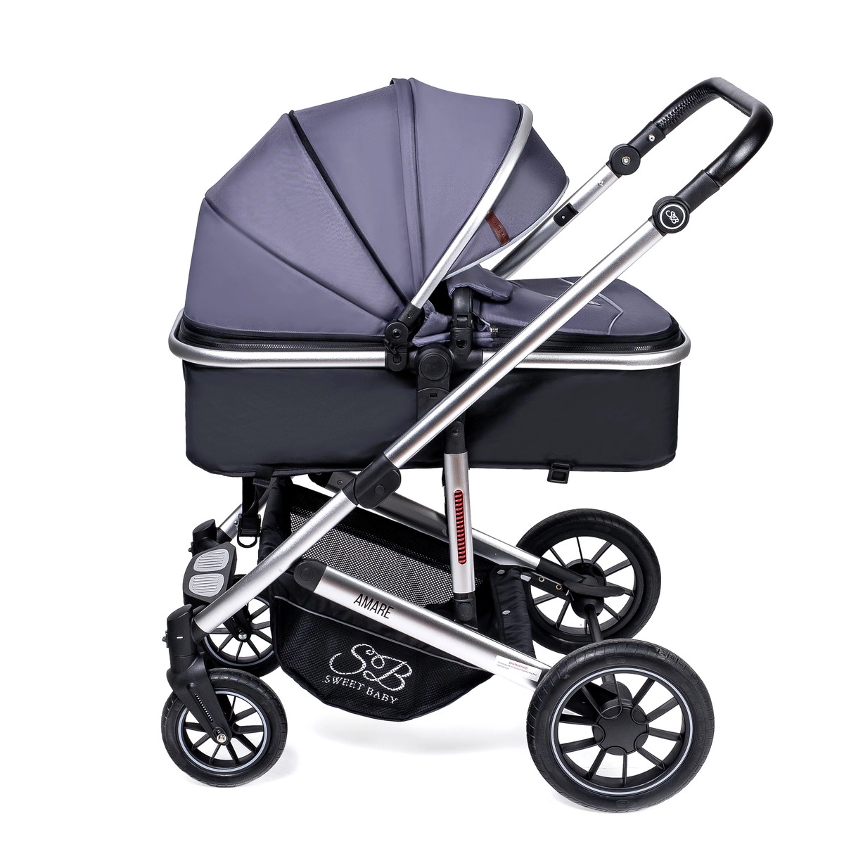 Коляска-трансформер 2 в 1 Sweet Baby Amare Grey 9f97dw01gjgegi4z78p41a2gedittp8l