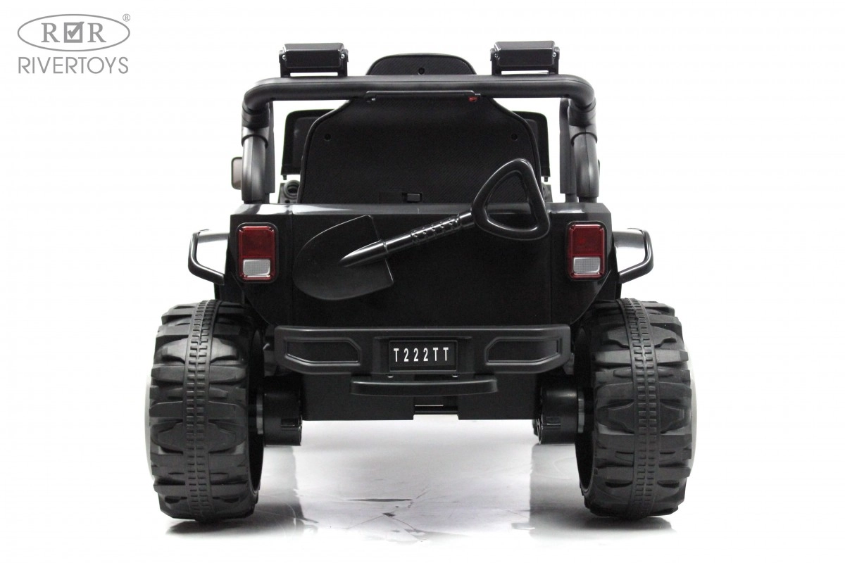 Детский электромобиль RiverToys T222TT 4WD черный 1d1rcn9u1krcowesgg2dio4w204jd1ya