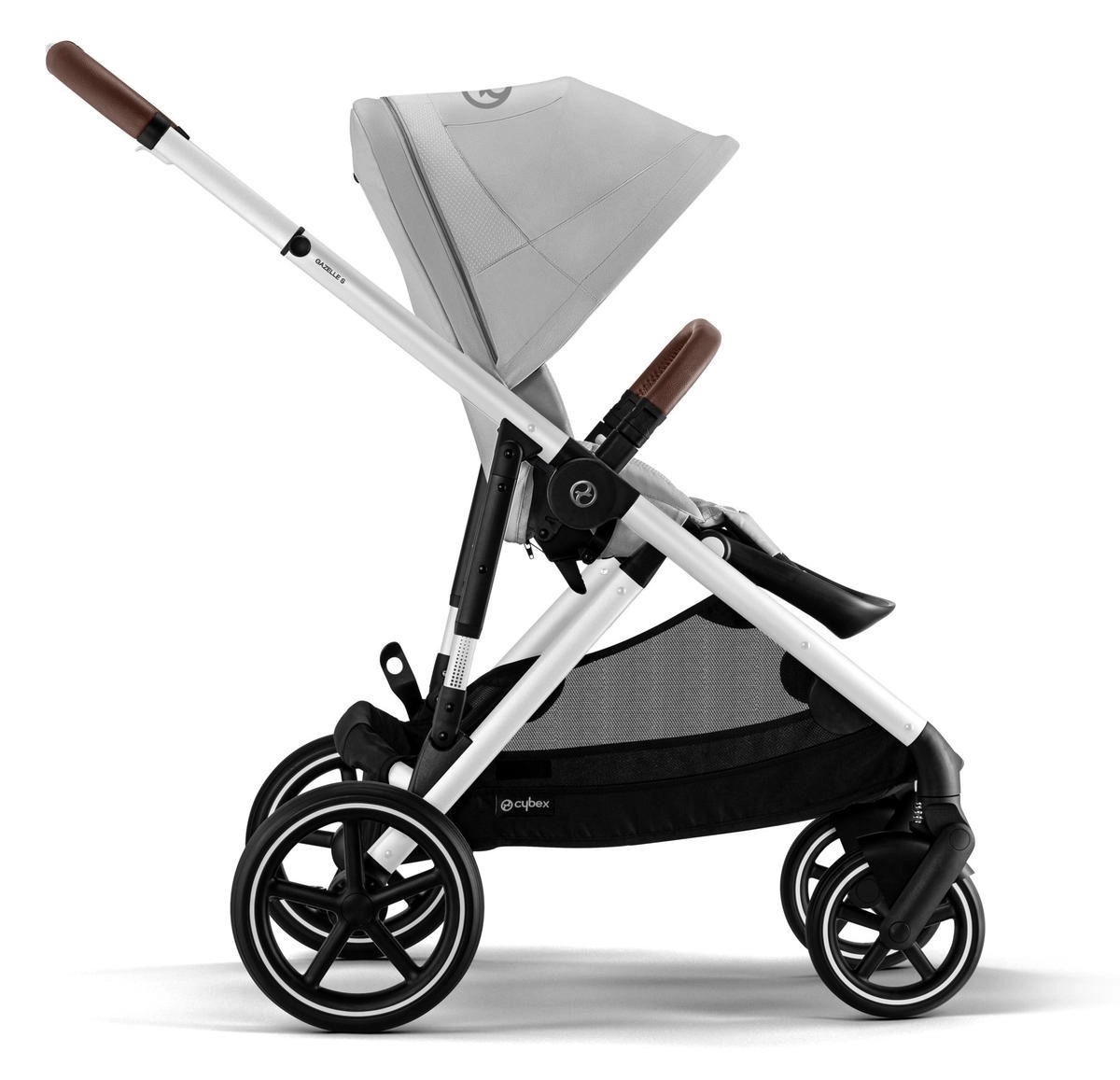 Прогулочная коляска Cybex Gazelle S SLV Lava Grey с корзиной mxcggrgi6uxd13gsuy28n23ortonc5kk