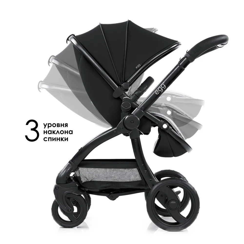 Прогулочная коляска Egg Just Black & Matt Black Chassis bo5lox1mfuxnd0jdsjlcm9e2580thu96
