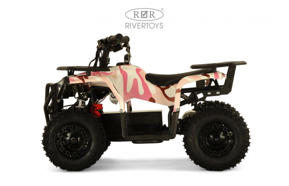 Детский электроквадроцикл RiverToys MIKA розовый камуфляж boaq03aqh6qns02ke1he85qt2u82yw73