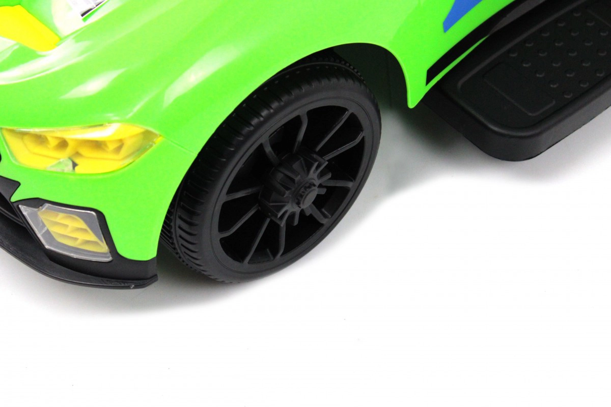 Детский толокар RiverToys F003FF-P с родительской ручкой зеленый xju1x4cveduu4inup3odk1h1v2qrdyoi